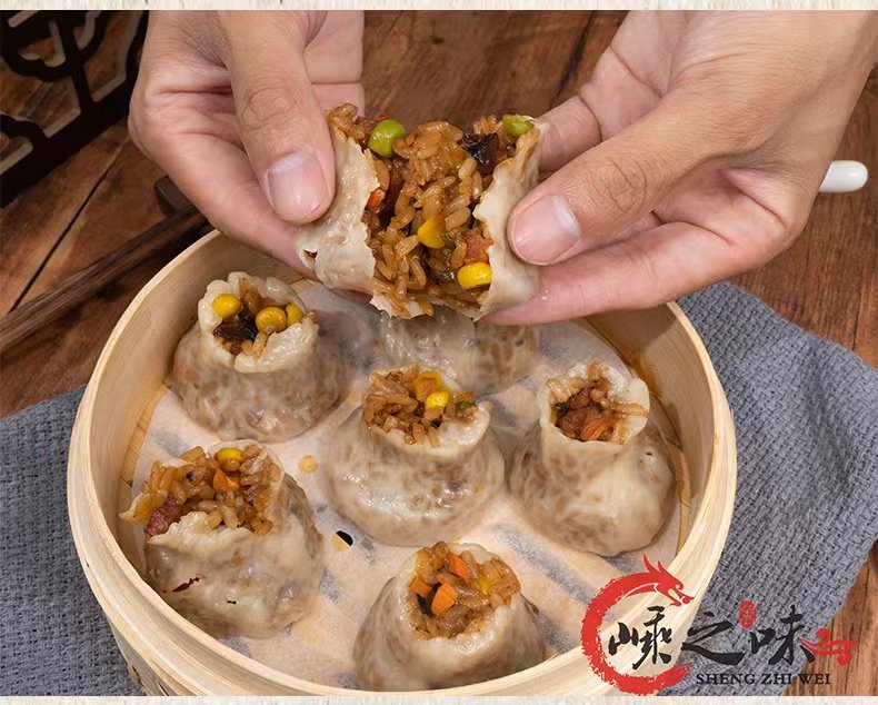 嵊之味手工糯米烧麦速冻腊肠香菇肉营养懒人速食早餐点心面点,淘宝优惠券,粉丝福利购,淘宝优惠卷