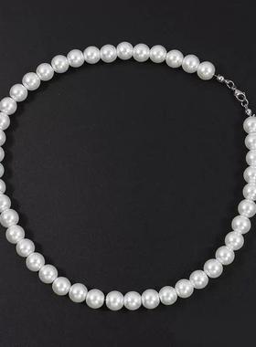 中古侘寂奶油风样板房玄关电视柜手绘画永生花艺花瓶组合装饰摆件