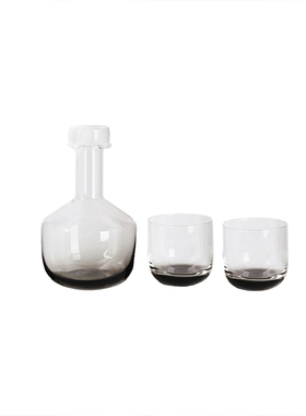 现代轻奢简约售楼处酒店大堂洽谈桌茶几高档酒具果盘盒子组合摆件