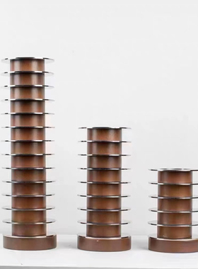 切面球餐桌玻璃花瓶木质奶油风