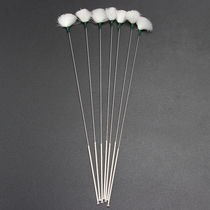 Professional Pick Ear Tool Silver Needle Pure Handmade Goose wool Rod Out of the ears Divine Instrumental Single Slapped ear fur