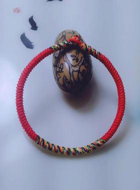 红绳手链本命年复古金刚编织男女