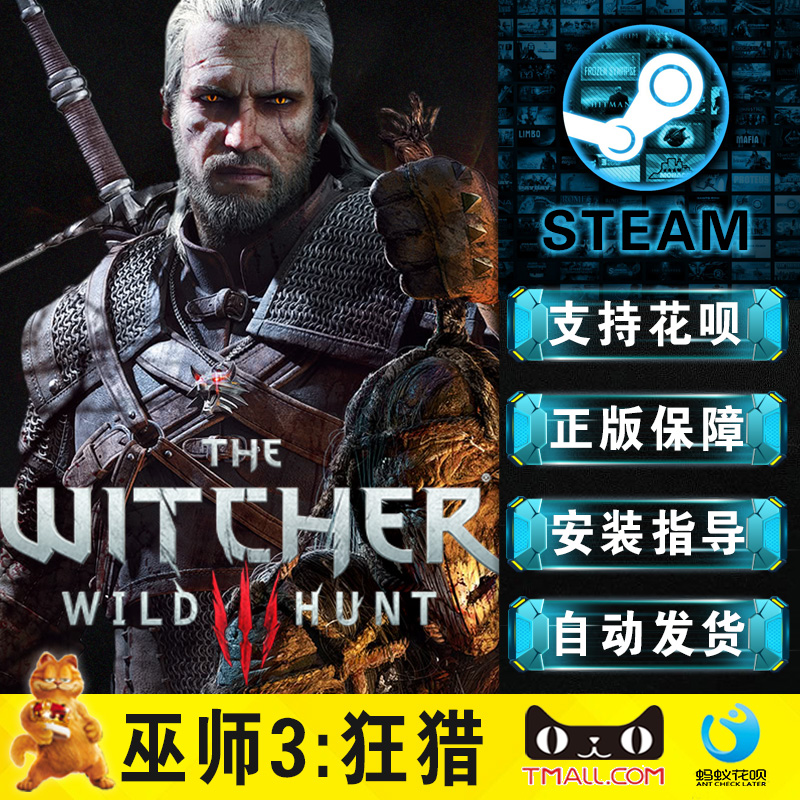 pc 正版 中文 steam游戏 巫师3狂猎 The Witcher 3:Wild Hunt 标准/完全/季票 - 图2