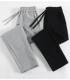 Waffle Pants ແມ່ຍິງ Loose ຂະຫນາດໃຫຍ່ ກາງເກງ Straight Pants 2023 New American Sports Pants Heavy Casual Pants