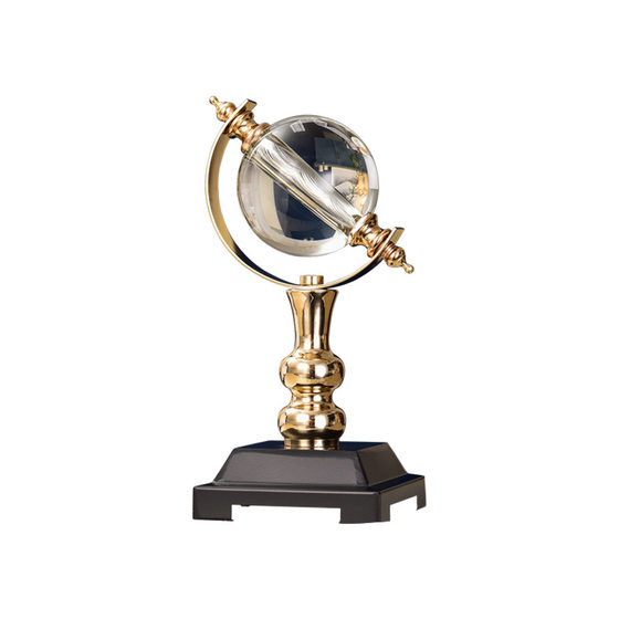 Light luxury crystal ball and globe ornaments