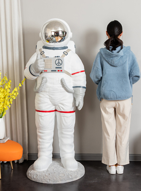 1.7米宇航员超大型落地摆件火箭模型科技馆样板房商场橱窗摆设