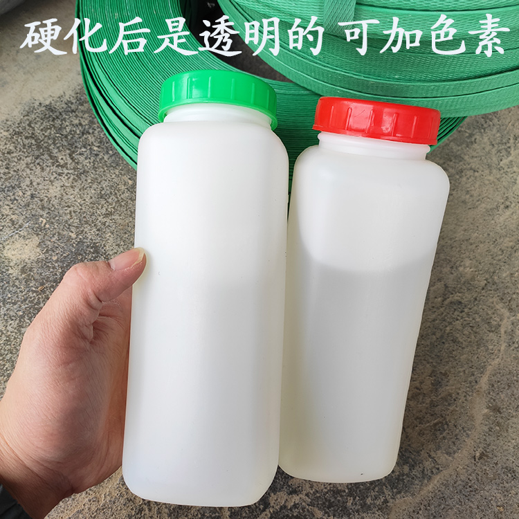 玻璃大板桌茶桌补缝隙9效果水透明胶水茶盘实木木工胶0全2AB透明-图1