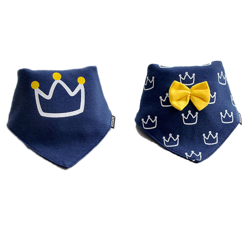 Baby triangular towel pure cotton breathable baby saliva towel baby triangular saliva towel second child bib autumn and winter thin section