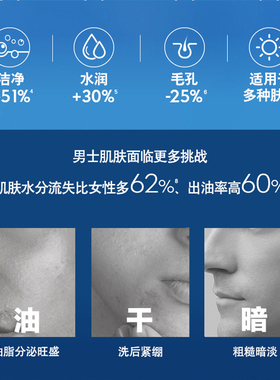 Nivea/妮维雅保湿清爽精华洁面乳