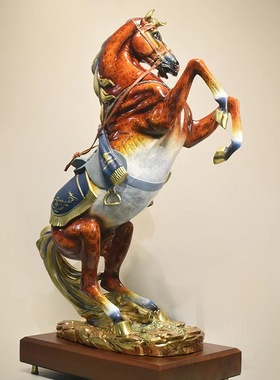 全铜马摆件赤兔马到成功客厅办公室桌面装饰品开业乔迁礼物送领导