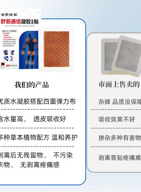 舒筋通络水凝胶穴位保健贴肩腰腿