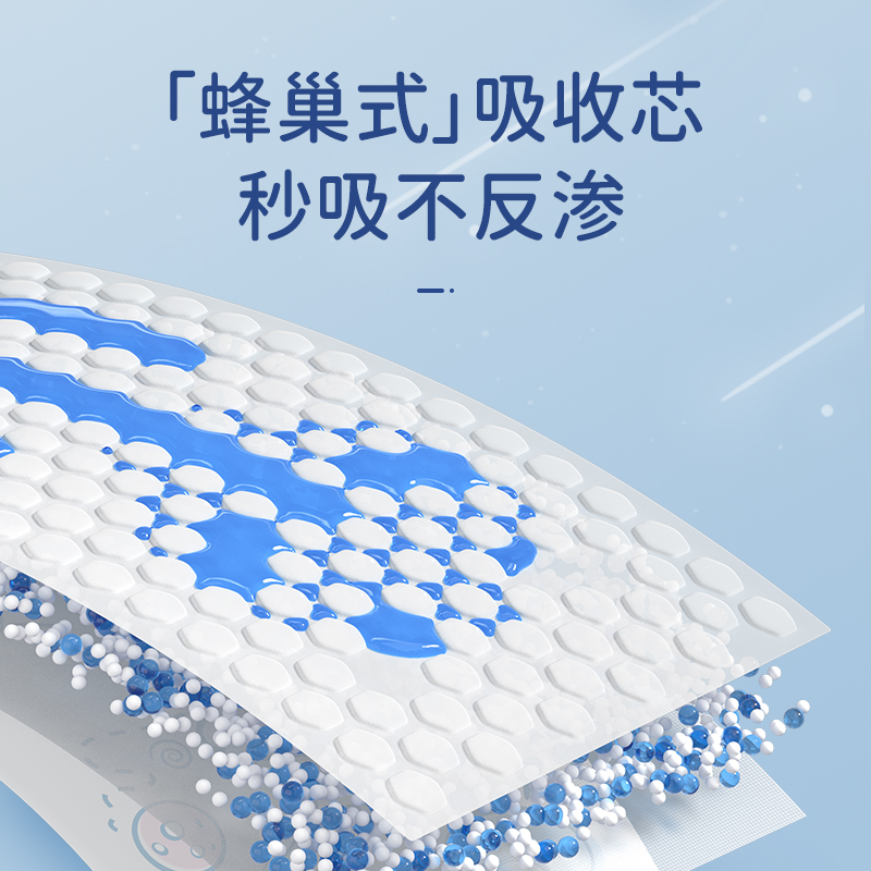 巴布豆太空裤呼吸款拉拉裤XXXL52片