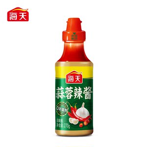 海天蒜蓉辣酱挤挤装拌面烧烤火锅蘸料广东粤式风味鱼丸辣椒酱