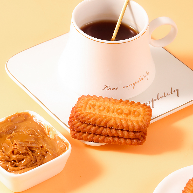 KOHOJO卡贺家焦糖饼干22包/44片比利时风味下午茶休闲办公室零食 - 图3