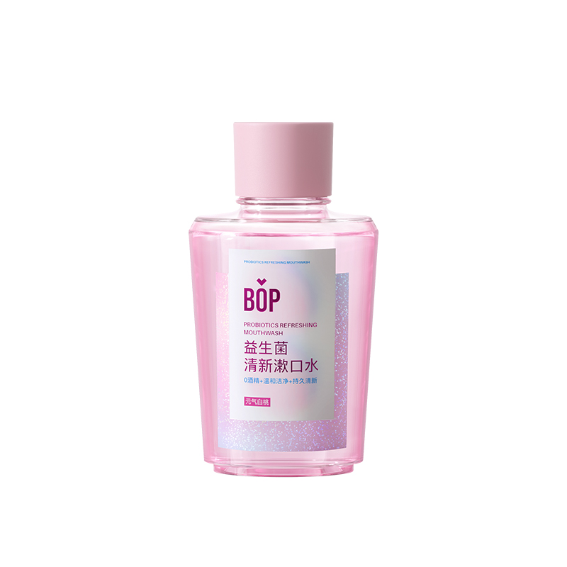 天猫超市BOP波普专研益生菌清新口气漱口水250ml*1瓶0