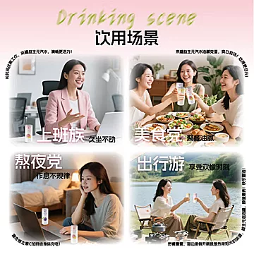 【330ml&bull;24罐】大窑益生元0糖0脂维C气泡水[5元优惠券]-寻折猪