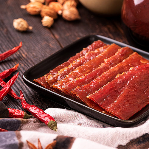 三只松鼠猪肉脯自然片小吃肉脯零食解馋网红休闲即食美食 - 图2