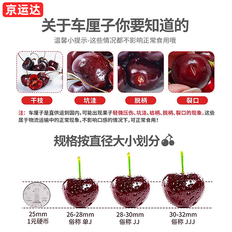 智利进口车厘子新鲜水果礼盒应当季大樱桃345J整箱现货立发年货斤,淘宝优惠券,粉丝福利购,淘宝优惠卷