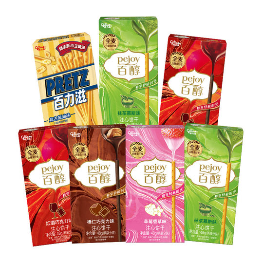 Glico 100% alcohol and 100% alcohol multi-flavor combination pack