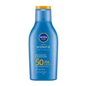 下拉享优惠妮维雅泰国进口防晒霜75ml*2防紫外线隔离防水男女