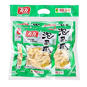 【100g*5袋】有友泡椒凤爪重庆特色休闲零食[2元优惠券]-寻折猪