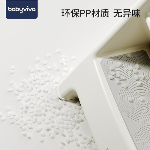 babyviva宝宝洗手梯踩脚凳幼儿洗脸台阶凳洗漱台踏脚卫生间垫脚蹬 - 图1