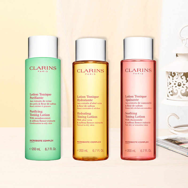 Clarins/娇韵诗温和保湿舒润净透化妆水200ml清爽柔和润肤爽肤水 - 图2