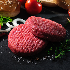 农夫好牛原切谷饲和牛牛肉饼汉堡饼400g(4片)牛肉馅儿童早餐健身