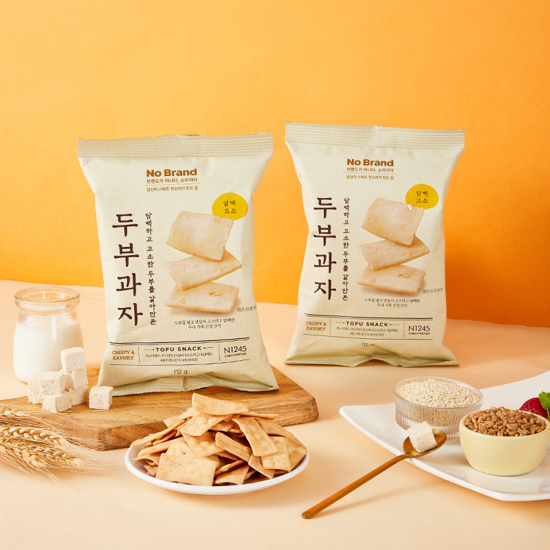 No Brand诺倍得豆腐小食112g膨化零食韩国进口脆片酥脆网红零食,淘宝优惠券,粉丝福利购,淘宝优惠卷