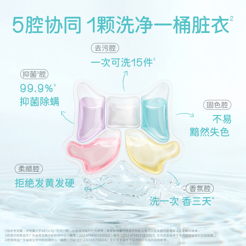 wickle浓缩洗衣凝珠洗衣球洗衣液除菌除螨香味持久,淘宝优惠券,粉丝福利购,淘宝优惠卷