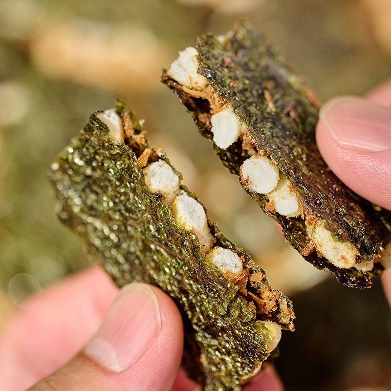 美珍香米酥肉松海苔片猪肉松夹心海味饼干办公室下午茶网红零食品,淘宝优惠券,粉丝福利购,淘宝优惠卷