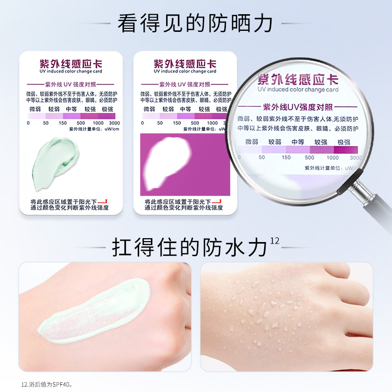 美肤宝美白淡斑隔离50倍防晒霜40ml防紫外线【第三代淡斑粉管】