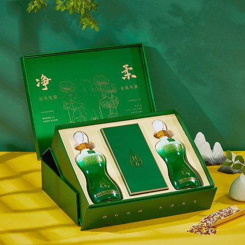 金徽 柔和金徽H6 46度500ml**2瓶礼盒装 浓香型白酒 节日宴请送礼 - 图1