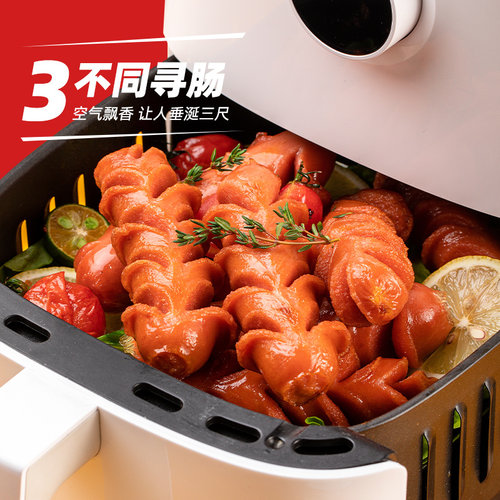 正新门店同款脆皮肠大香肠鸡胸肉肠淀粉肠油炸大烤肠空气炸锅食材 - 图2
