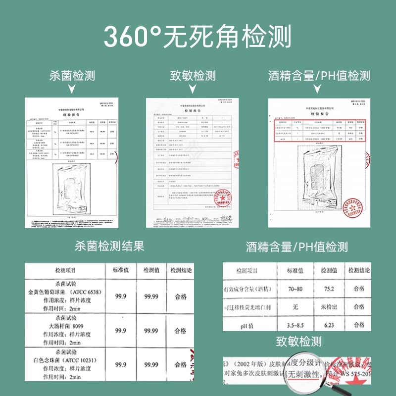 德佑75度酒精湿巾家用杀菌消毒学生免洗卫生湿纸巾40抽4包大包装 - 图2