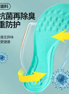 足印部落艾草香抗菌透气鞋垫