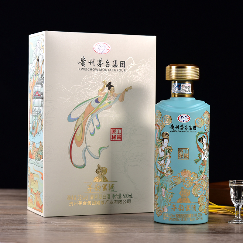 贵州茅台集团茅韵酱酒匠工秘酱500ml*1瓶53度酱香型白酒飞天仙女 - 图0