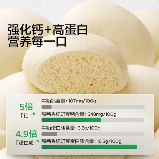 Das Baby hat Verlangen nach knusprigen Milchbohnen mit hohem Kalziumgehalt