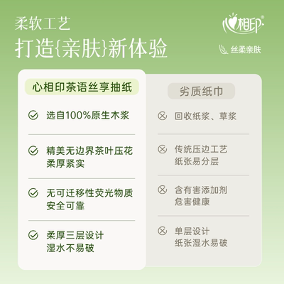 心相印310060湿水不易破抽纸