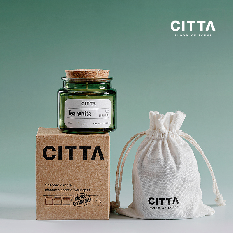 CITTA/西苔香薰蜡烛香氛档案室1件家用香氛蜡烛香气清新