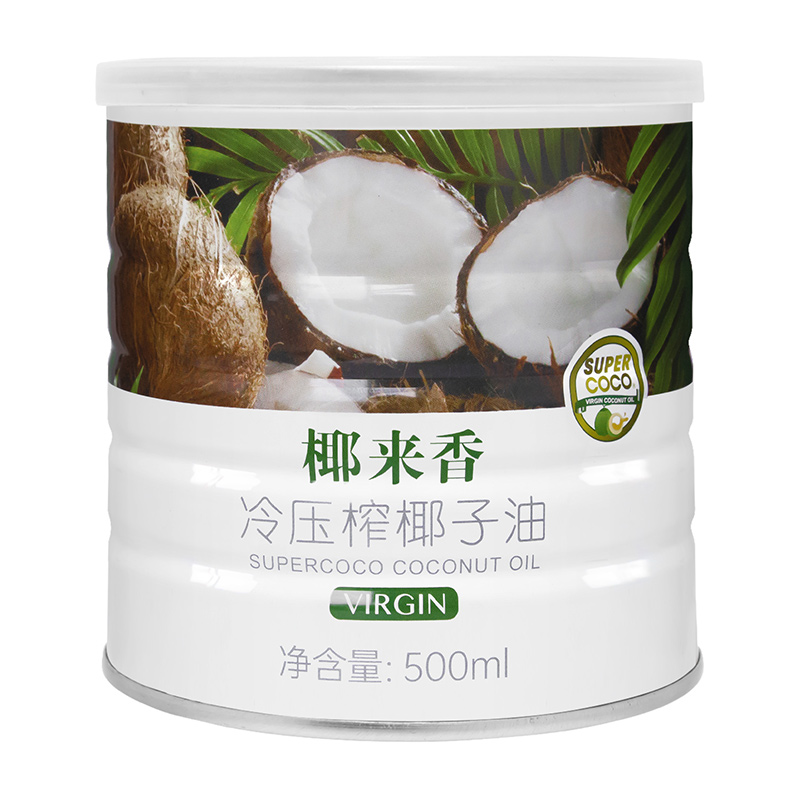 椰来香supercoco天然初榨椰子油生酮健康食用油coconut oil500ml - 图3