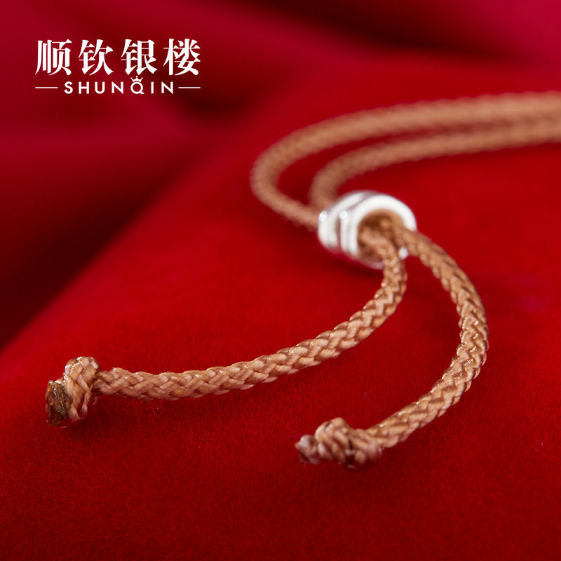 顺钦银楼S9999可爱马吊坠项链卡通毛衣链送女友 - 图3