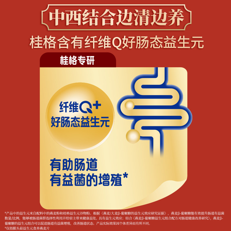 【端午送礼】桂格猴头菇燕麦礼盒1080g养胃长辈高纤早餐节庆膳食
