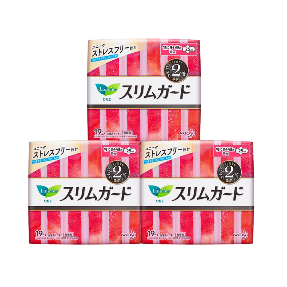 天猫超市花王乐而雅日本进口卫生巾零触感2倍吸收力日用250mm*57片女组合0