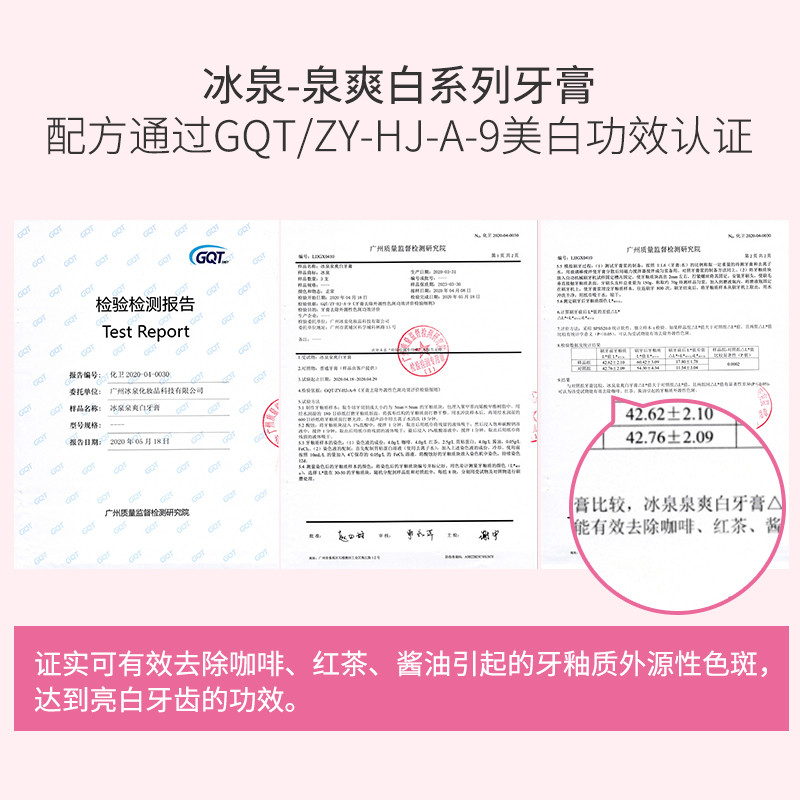 冰泉口香糖牙膏青瓜薄荷味100g去口臭去黄牙垢亮白口气口腔清新 - 图2