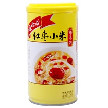 (sky cat supermarket) Wahaha speed food porridge red date millet Funourishing porridge 360g pot of eight precious congee casual food
