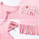 euv girls short-sleeved nightgown summer children's home skirt medium big children girl ice thin princess style