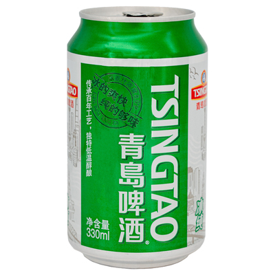 青岛啤酒8度冰纯330ml×24罐