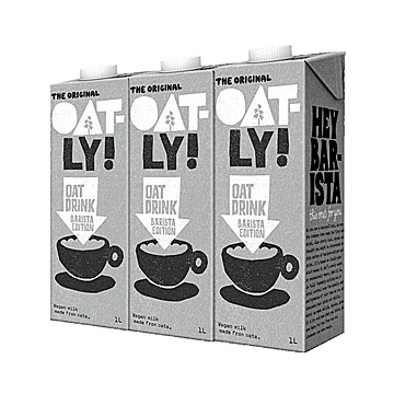 OATLY噢麦力燕麦奶咖啡大师1L*3瓶