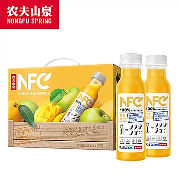 农夫山泉NFC芒果混合汁300ml*10瓶[25元优惠券]-寻折猪